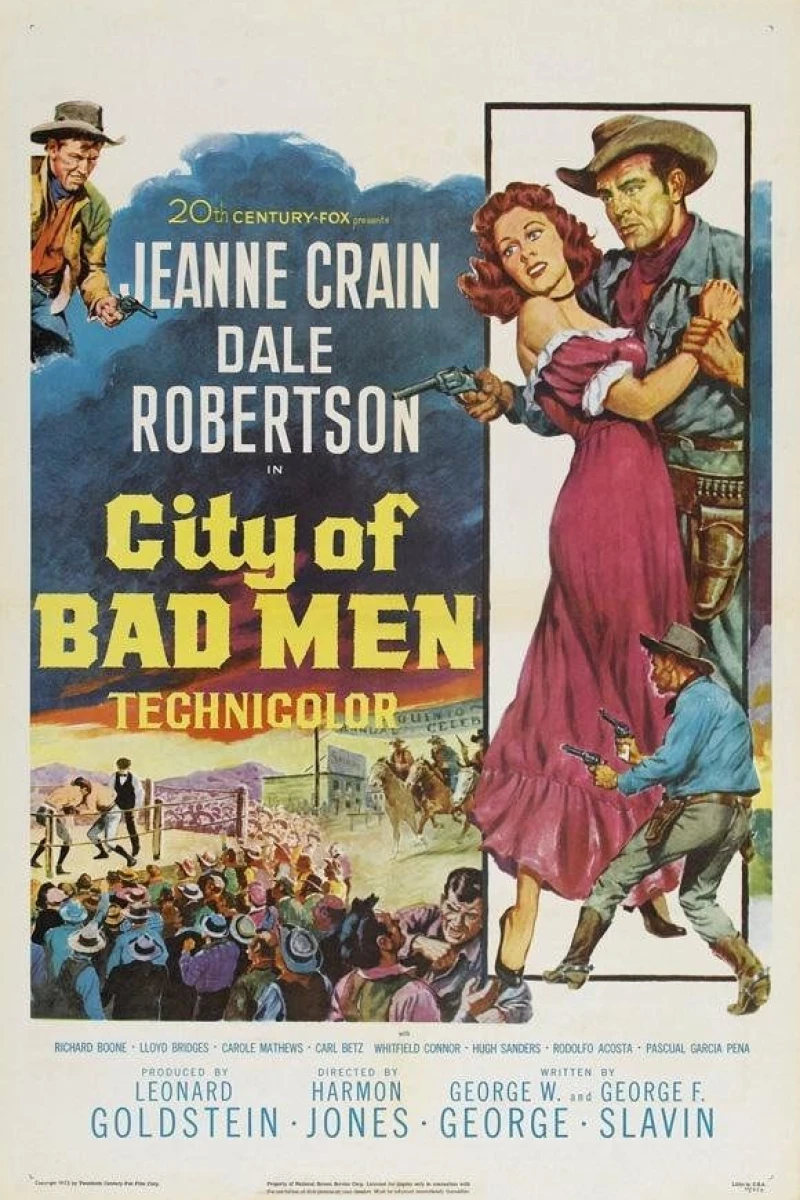 City of Bad Men Plakat