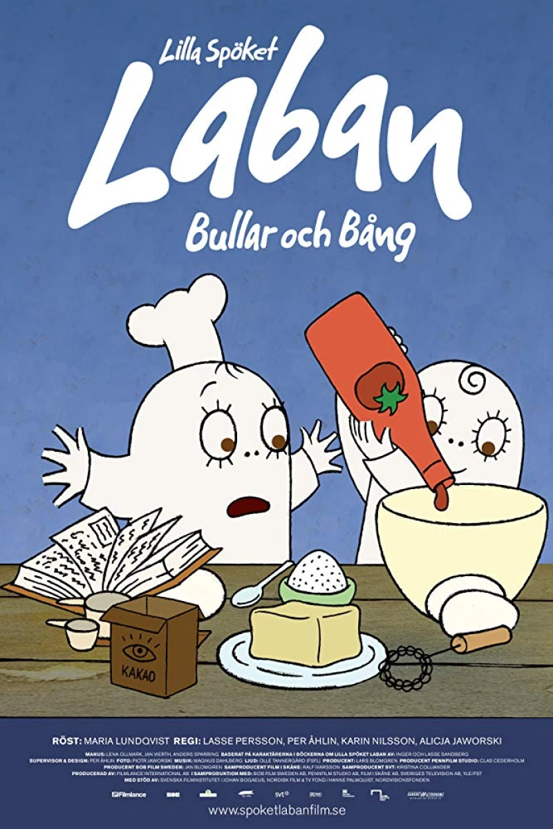 Lilla spöket Laban: Bullar och bång Plakat