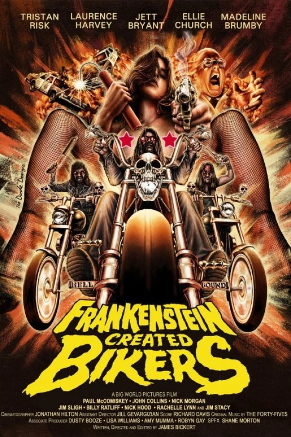 Frankenstein Created Bikers Plakat