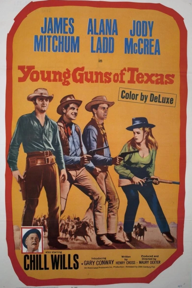 Young Guns of Texas Plakat