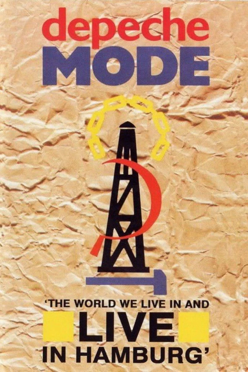 Depeche Mode: 'The World We Live in and Live in Hamburg' Plakat