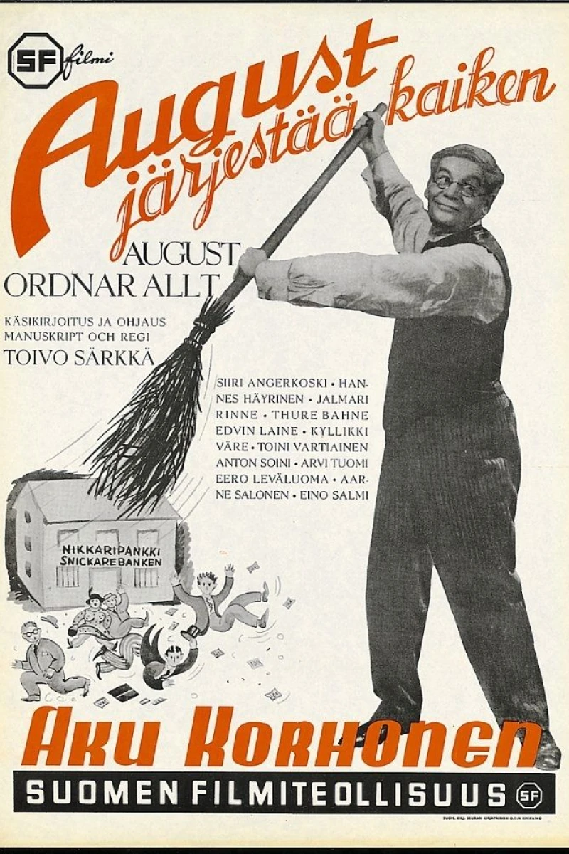 August järjestää kaiken Plakat