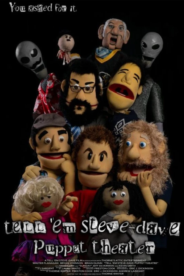 Tell 'Em Steve-Dave Puppet Theatre Plakat