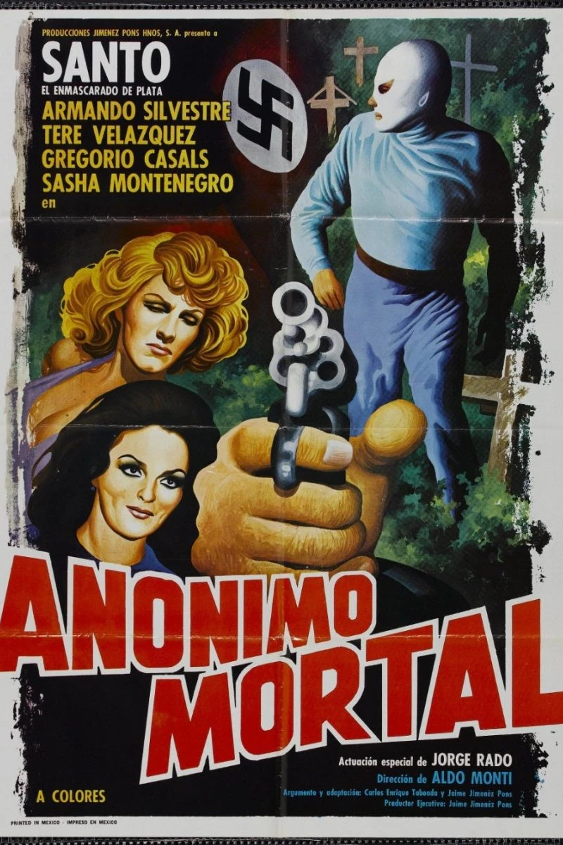 Santo en Anónimo mortal Plakat