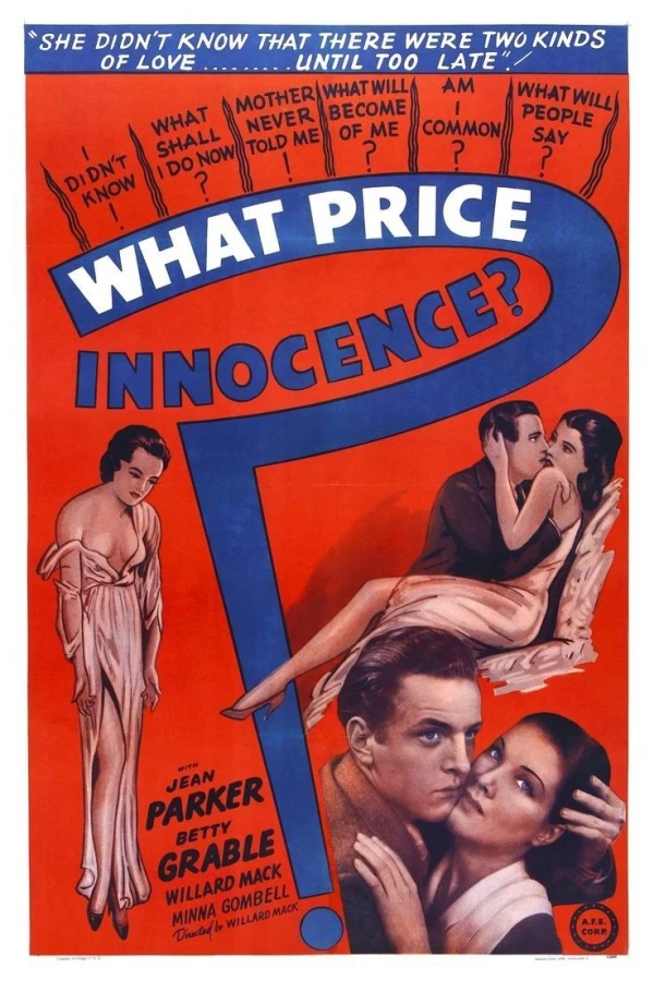 What Price Innocence? Plakat