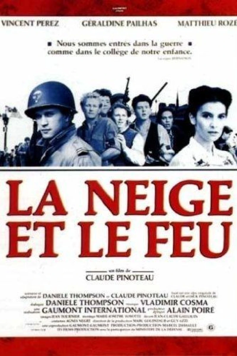 La neige et le feu Plakat