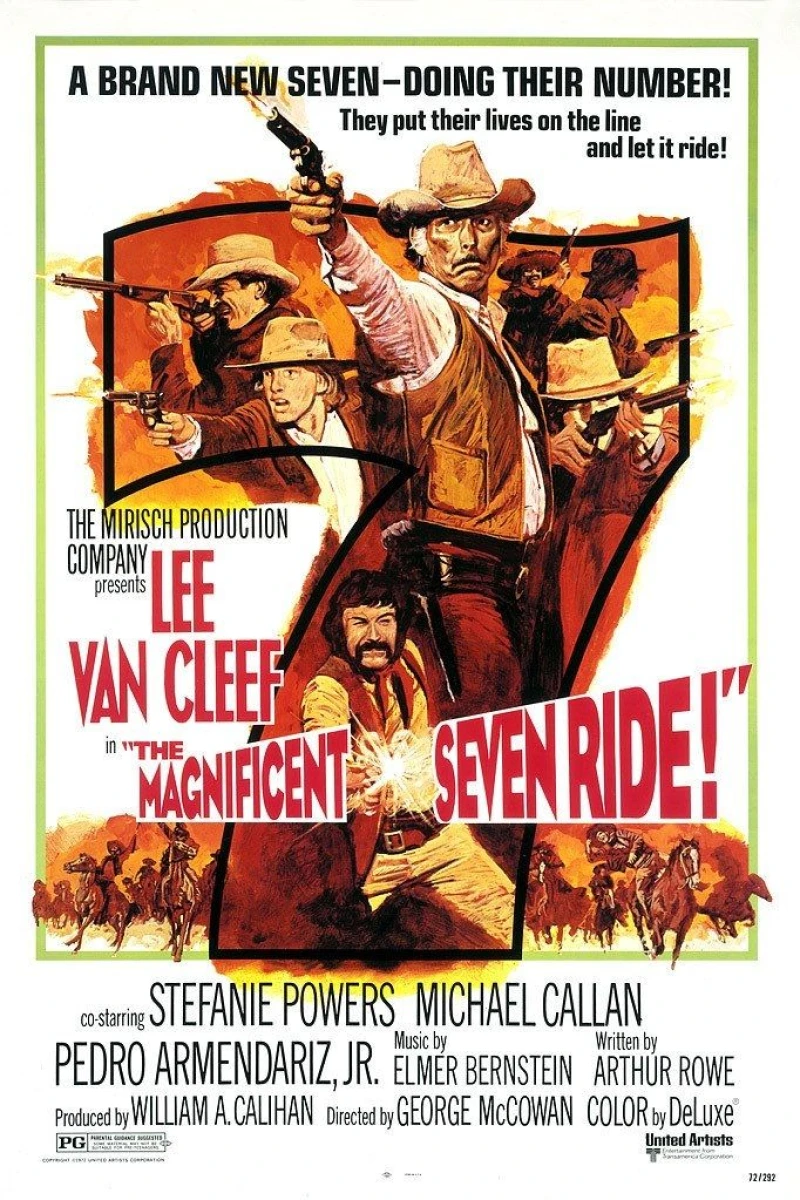 The Magnificent Seven Ride! Plakat