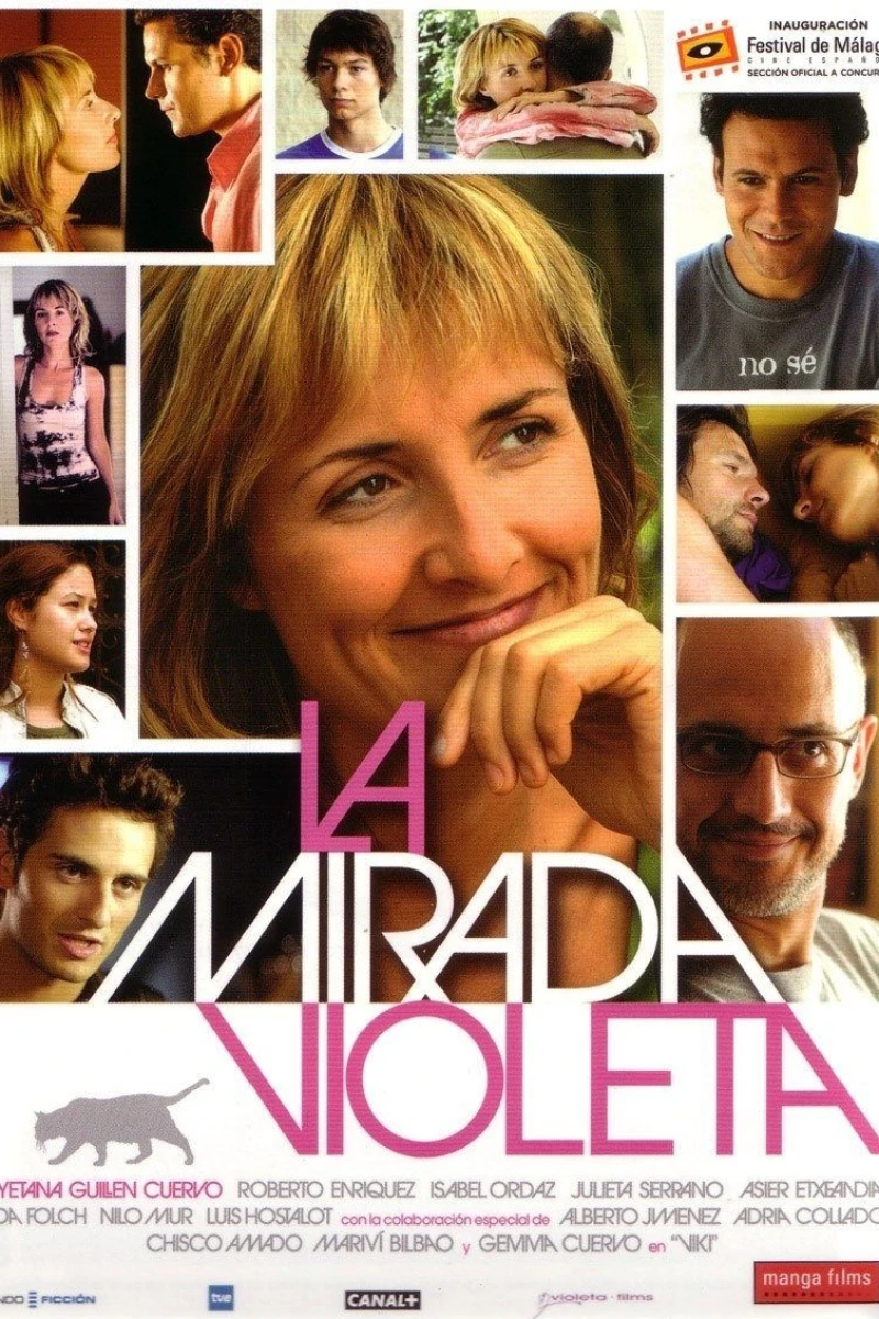 La mirada violeta Plakat