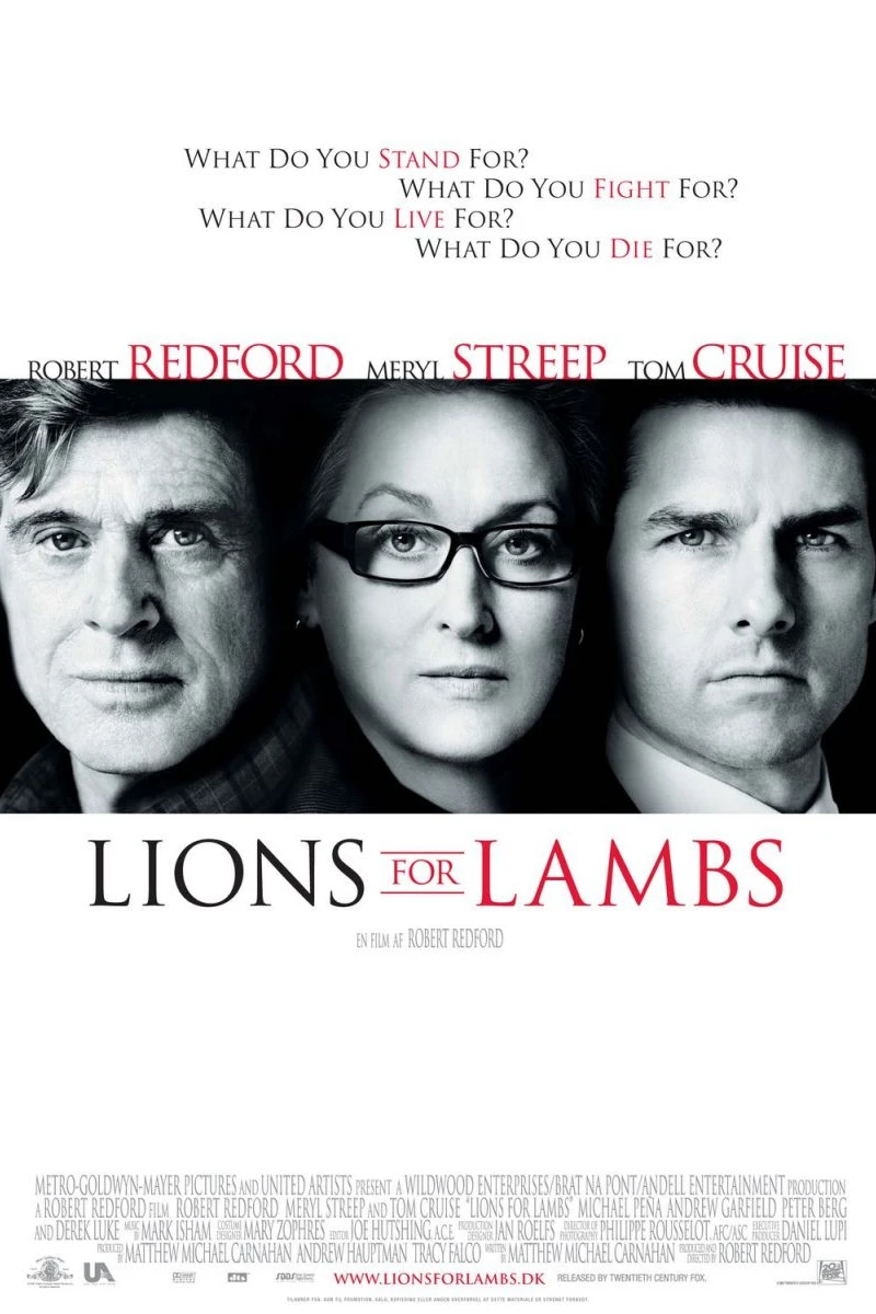 Lions for Lambs Plakat