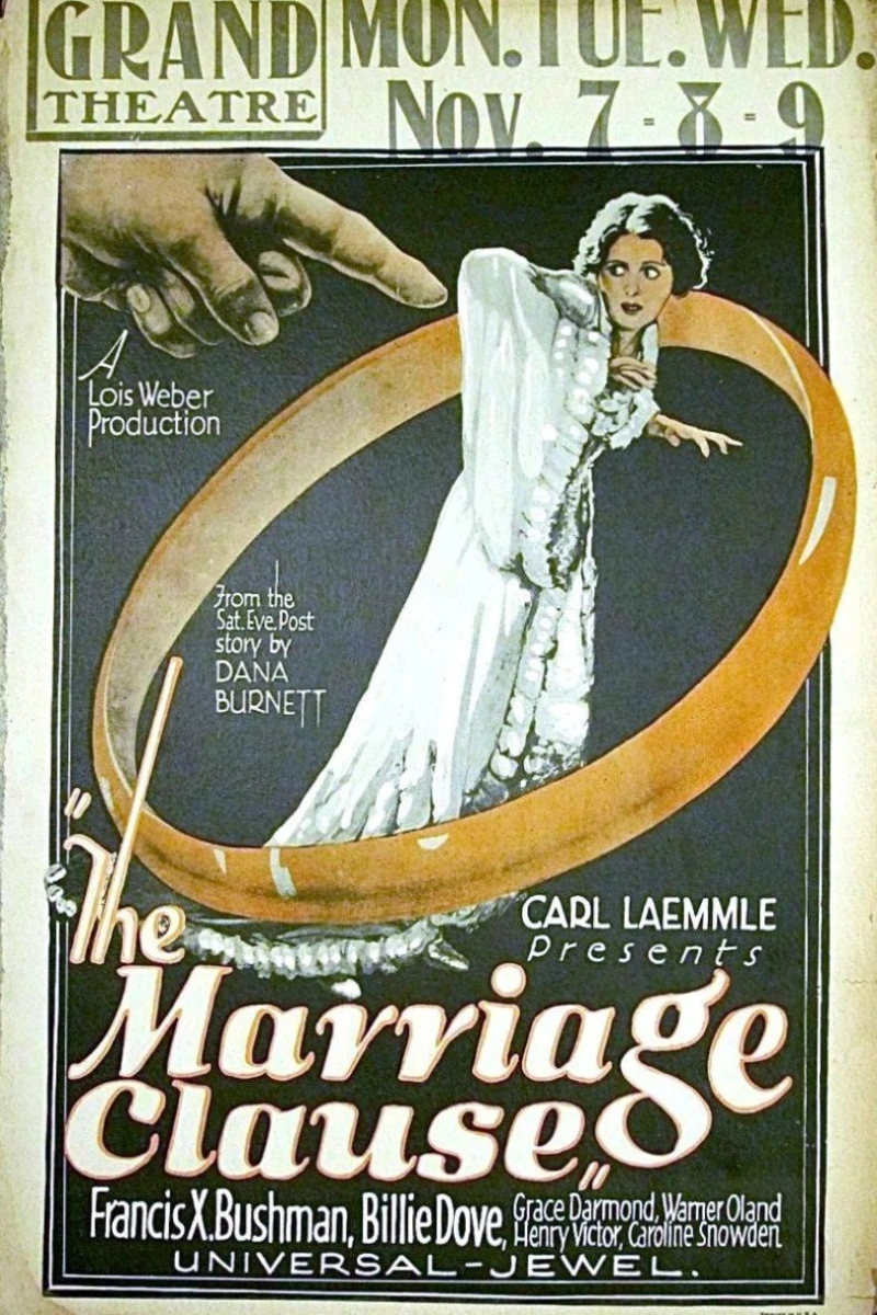 The Marriage Clause Plakat