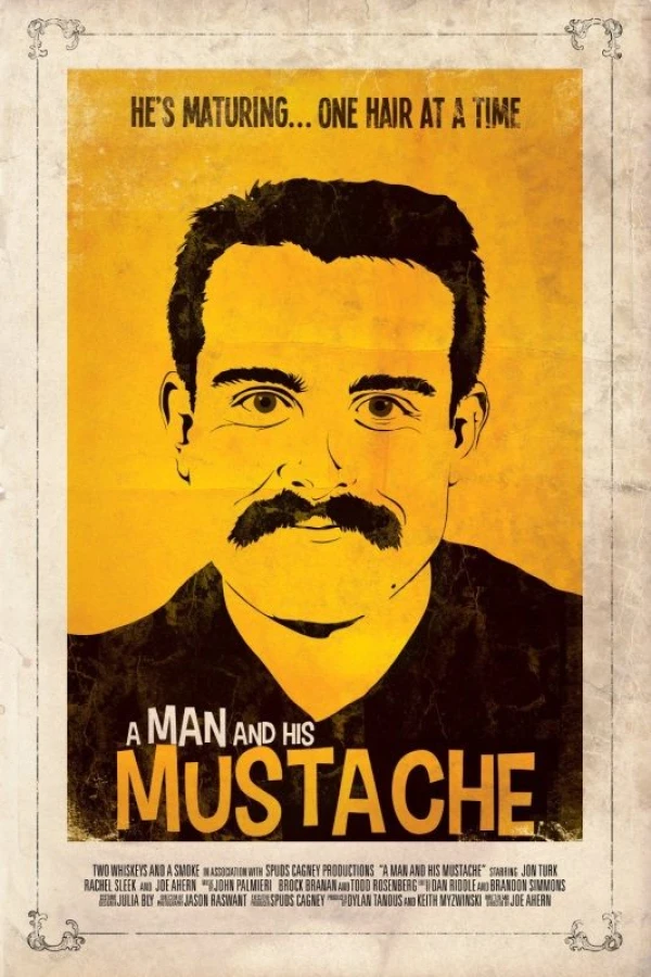 A Man and His Mustache Plakat