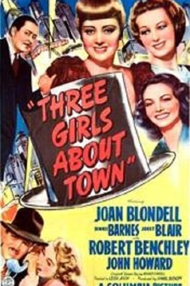Three Girls About Town Plakat