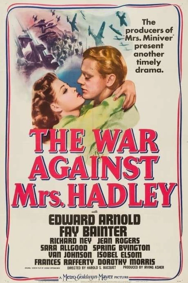 The War Against Mrs. Hadley Plakat