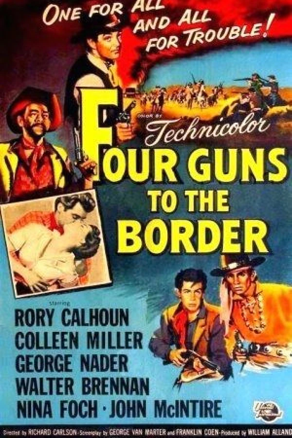 Four Guns to the Border Plakat