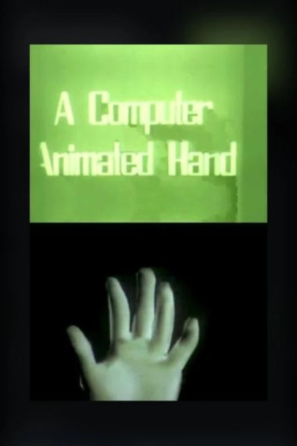 A Computer Animated Hand Plakat