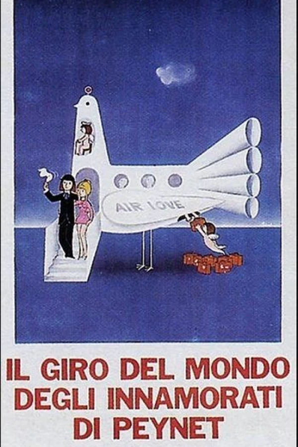 Il giro del mondo degli innamorati di Peynet Plakat