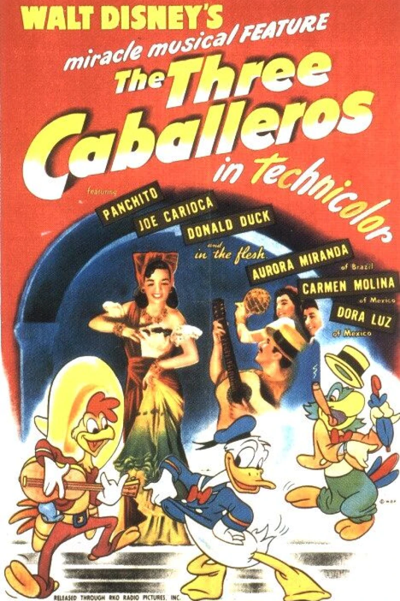 The Three Caballeros Plakat