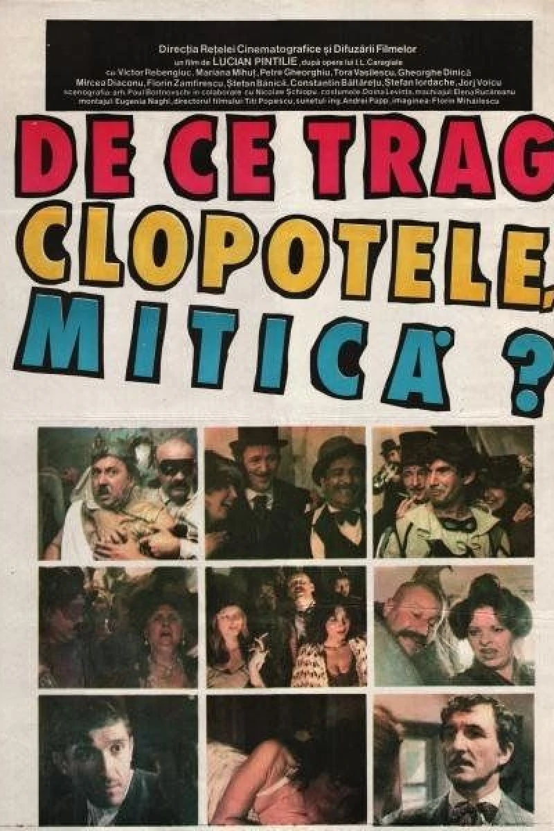 De ce trag clopotele, Mitica? Plakat