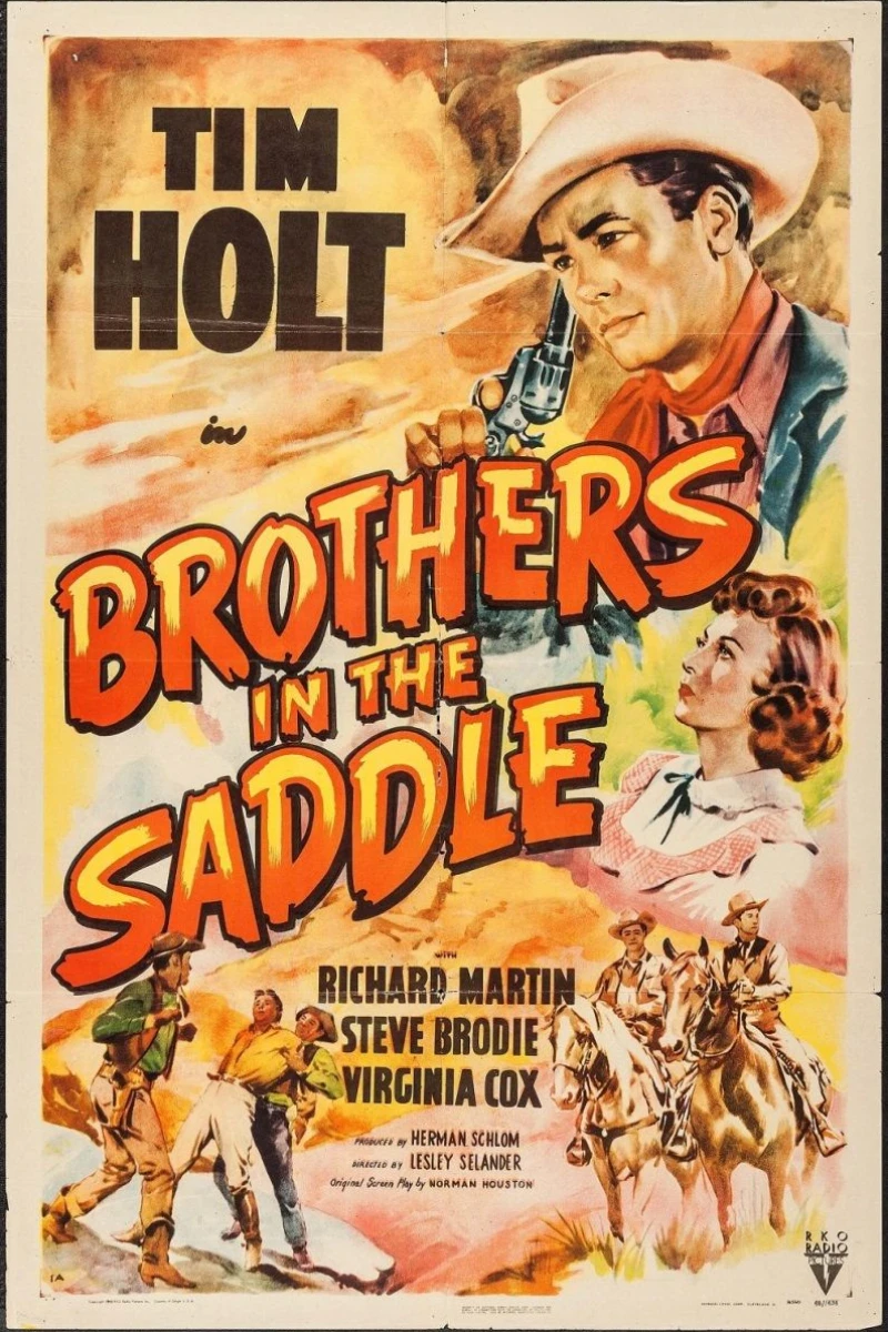 Brothers in the Saddle Plakat