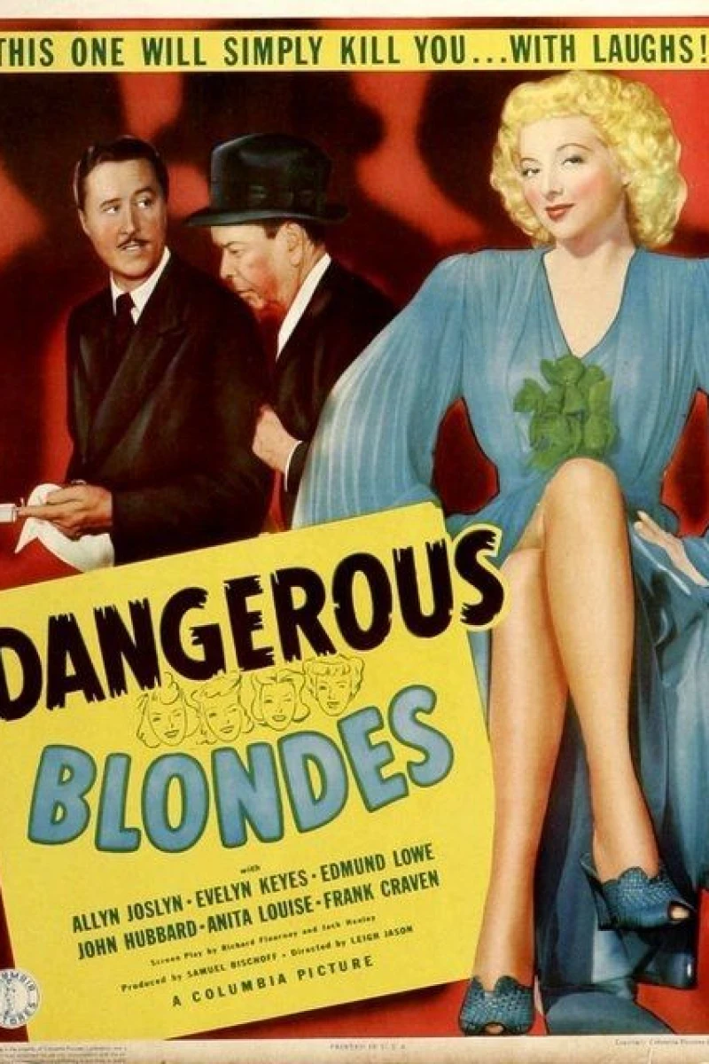 Dangerous Blondes Plakat