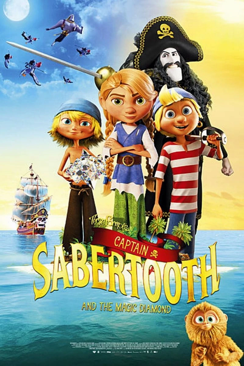 Captain Sabertooth and the Magic Diamond Plakat