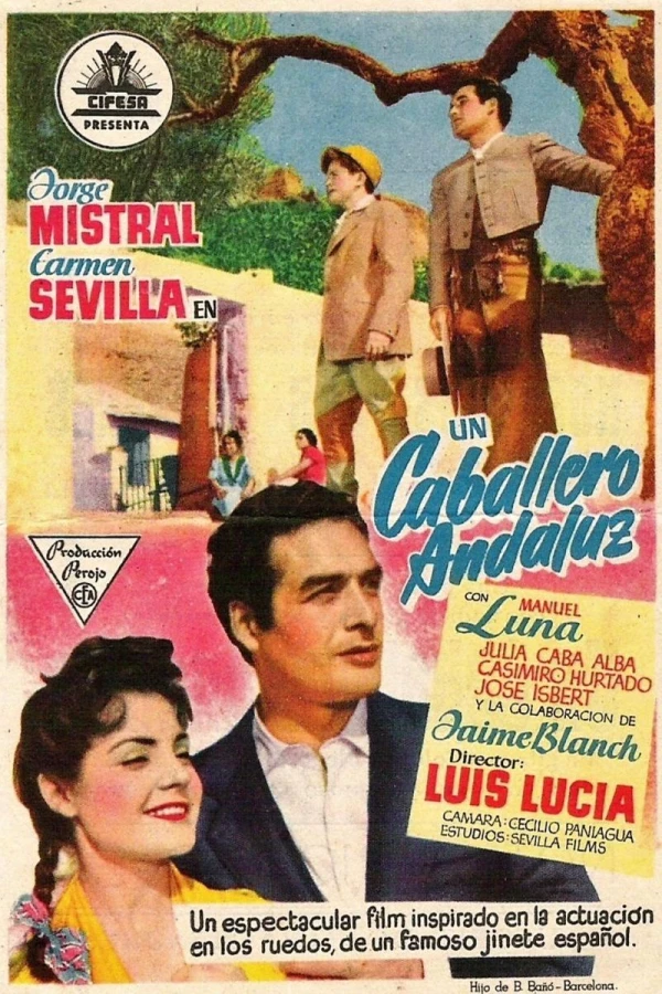 Un caballero andaluz Plakat