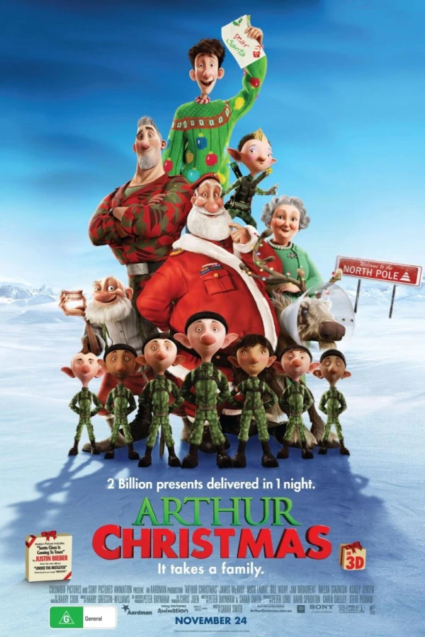 Arthurs julegaveræs Plakat