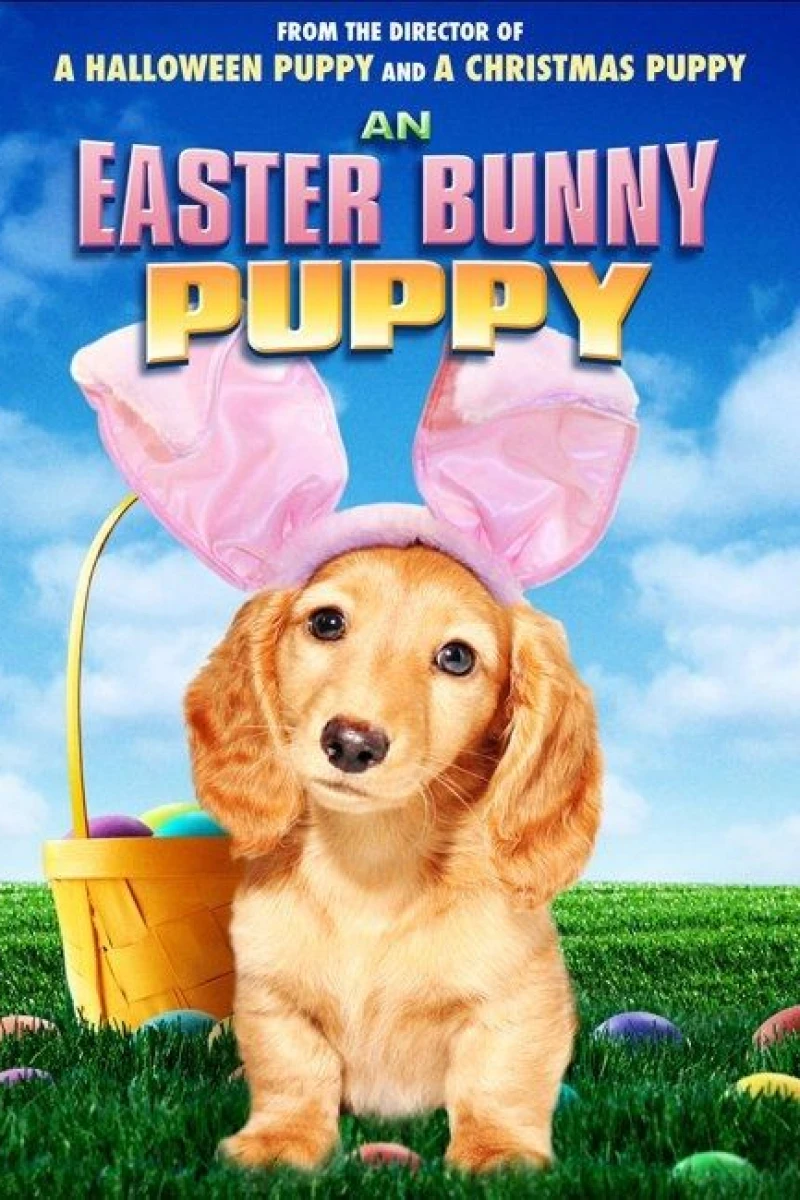 An Easter Bunny Puppy Plakat
