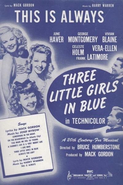 Three Little Girls in Blue