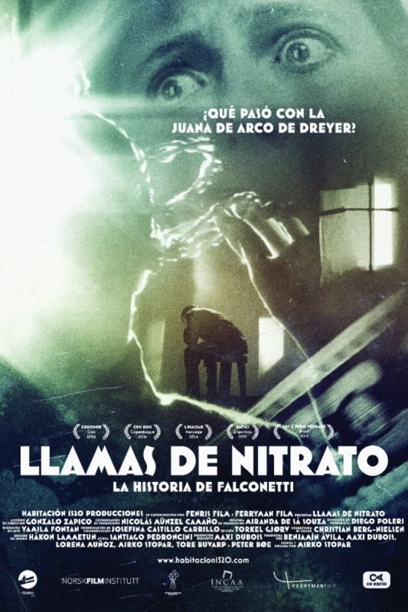 Llamas de Nitrato Plakat