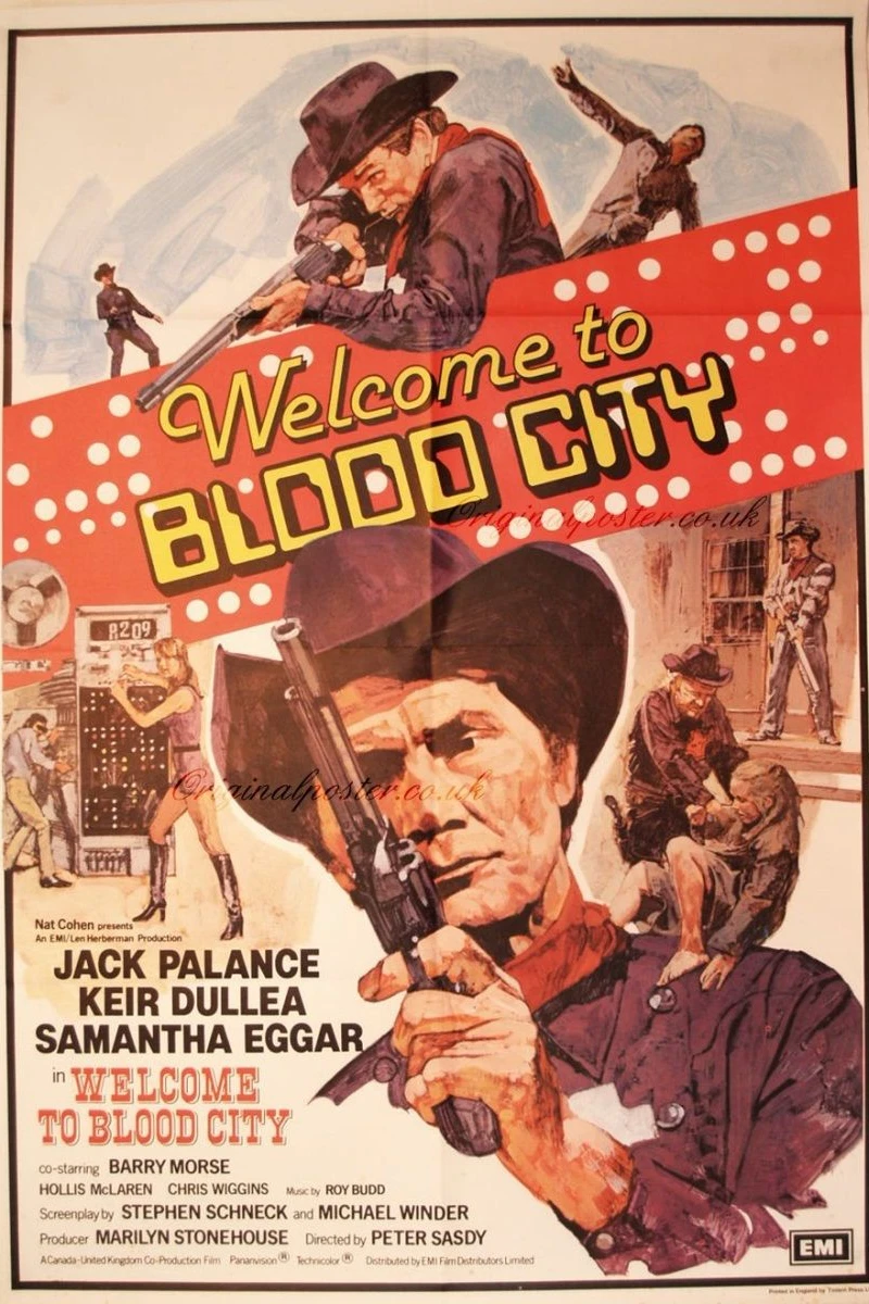 Welcome to Blood City Plakat