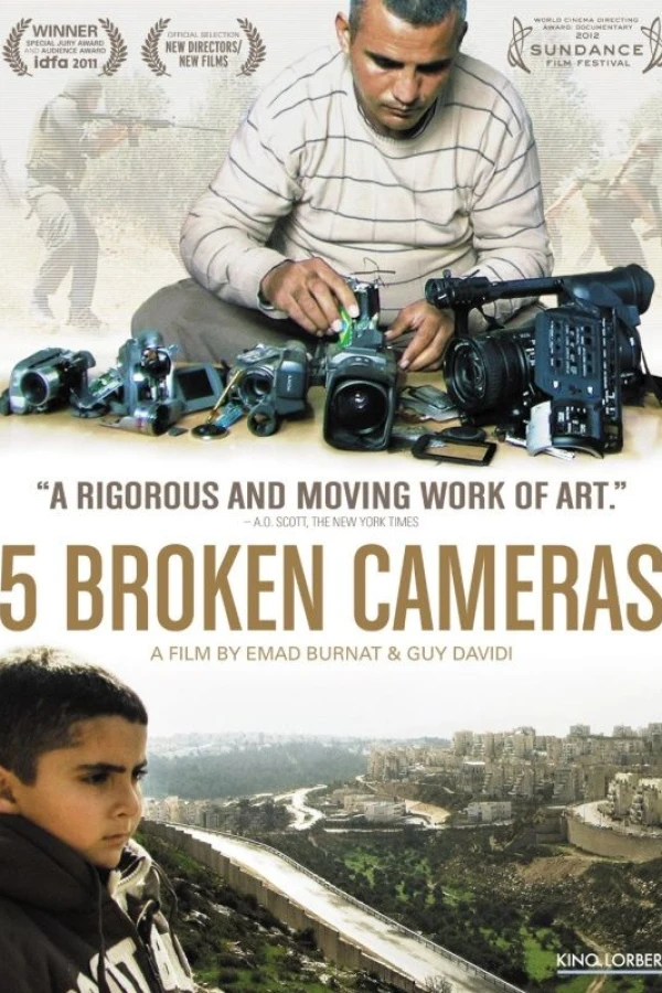 Five Broken Cameras Plakat