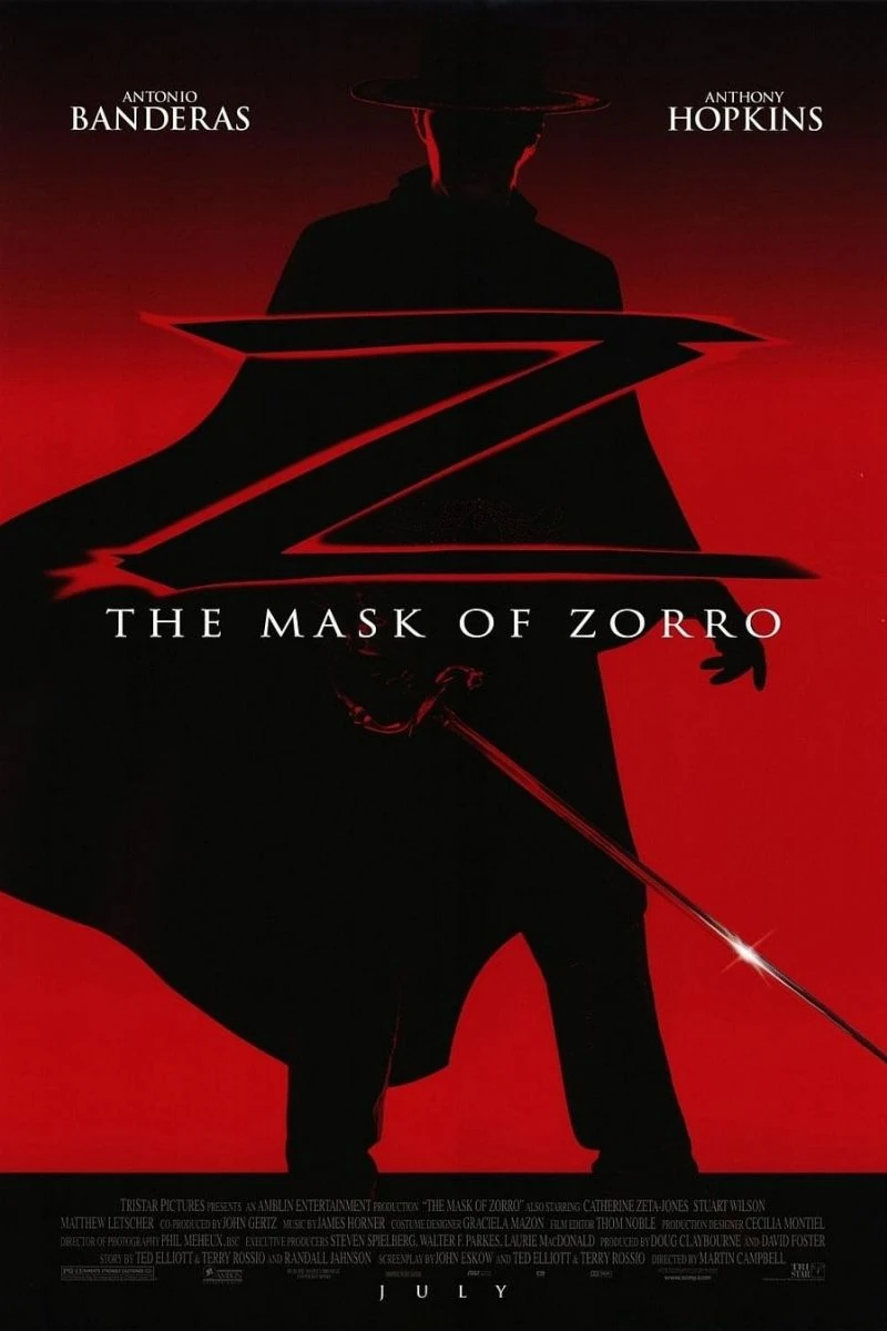 The Mask of Zorro Plakat