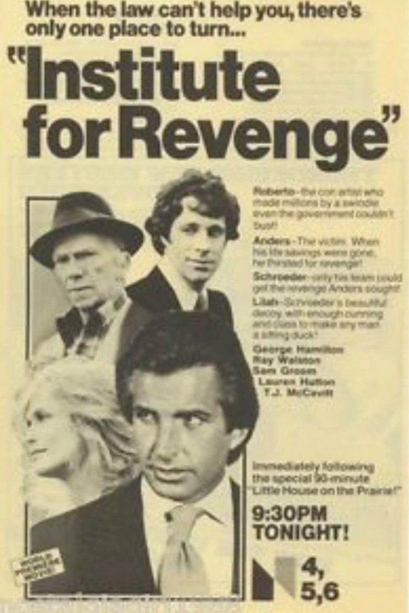 Institute for Revenge Plakat