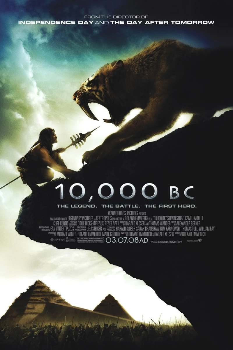 10,000 BC Plakat