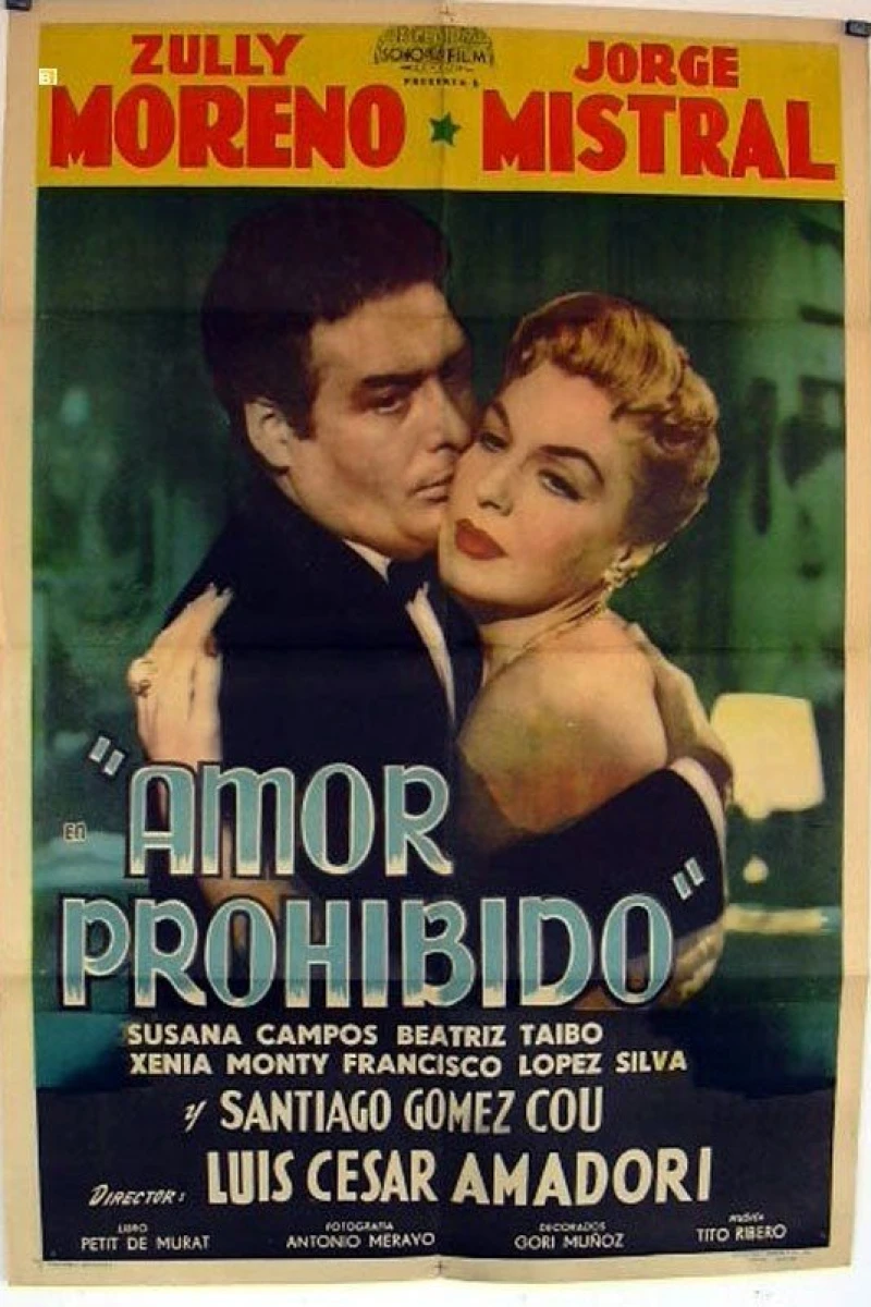 Amor prohibido Plakat