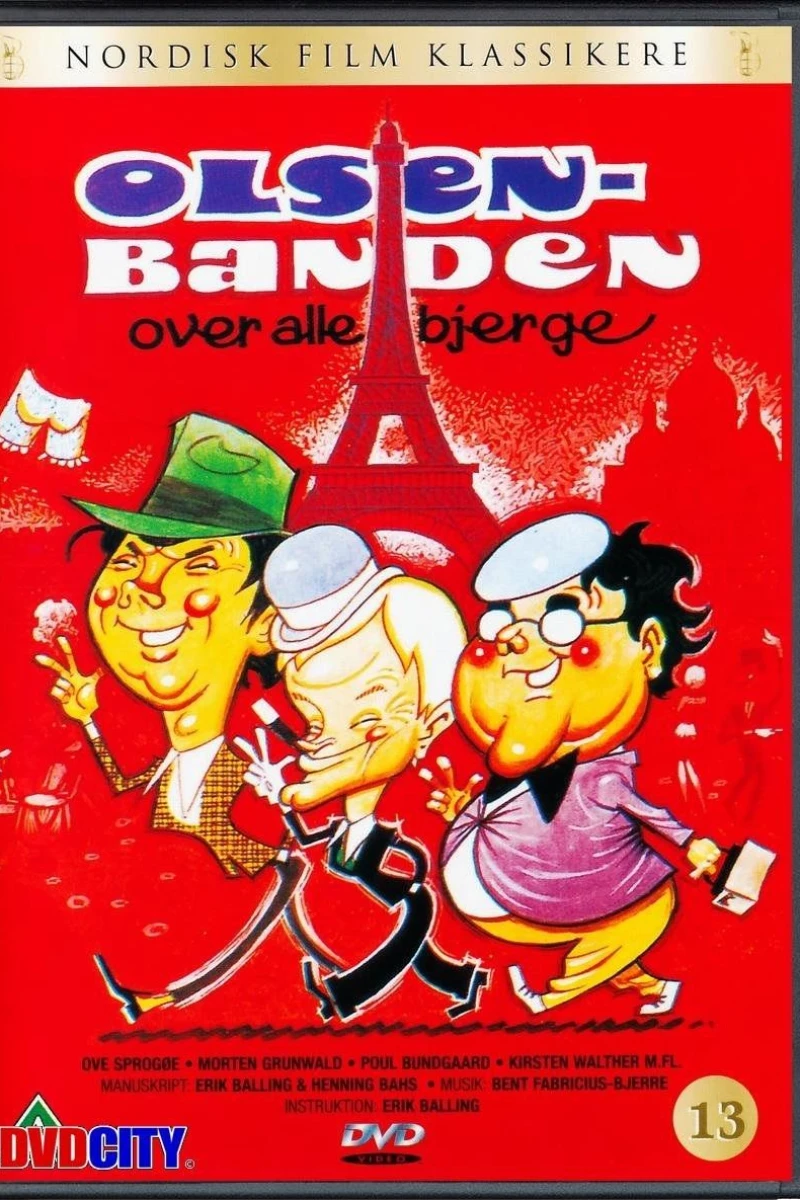 Olsen Banden 13 over alle bjerge Plakat