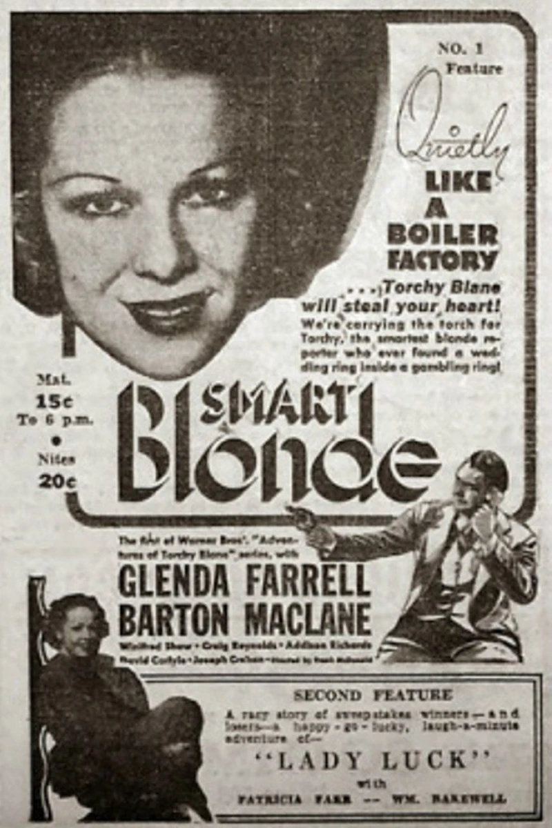 Smart Blonde Plakat