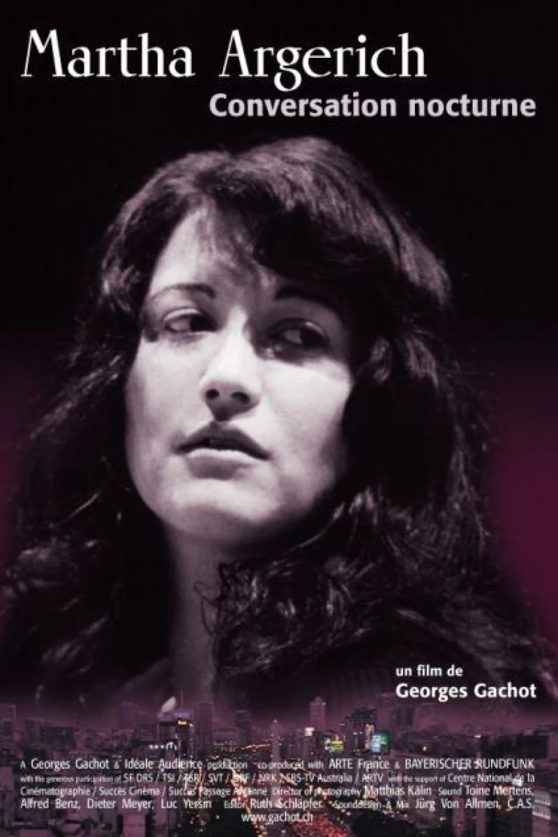 Martha Argerich, conversation nocturne Plakat