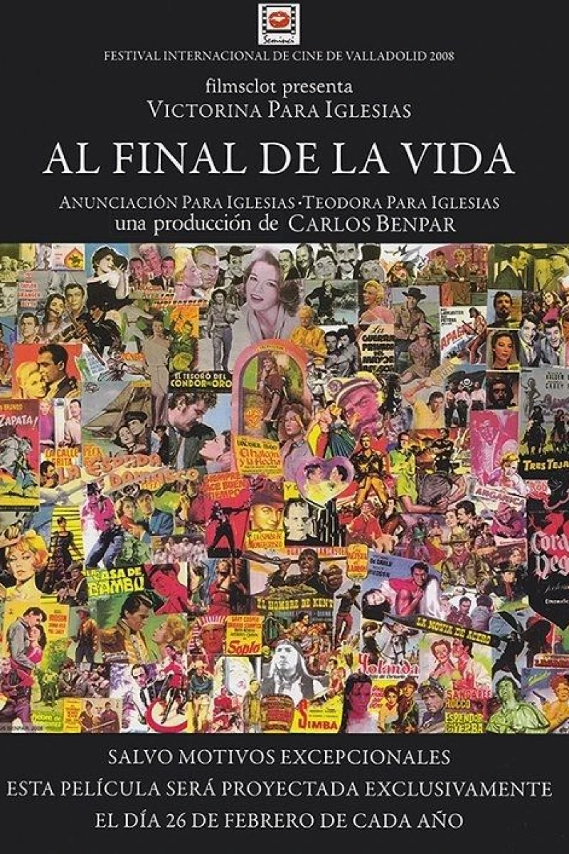 Al final de la vida Plakat