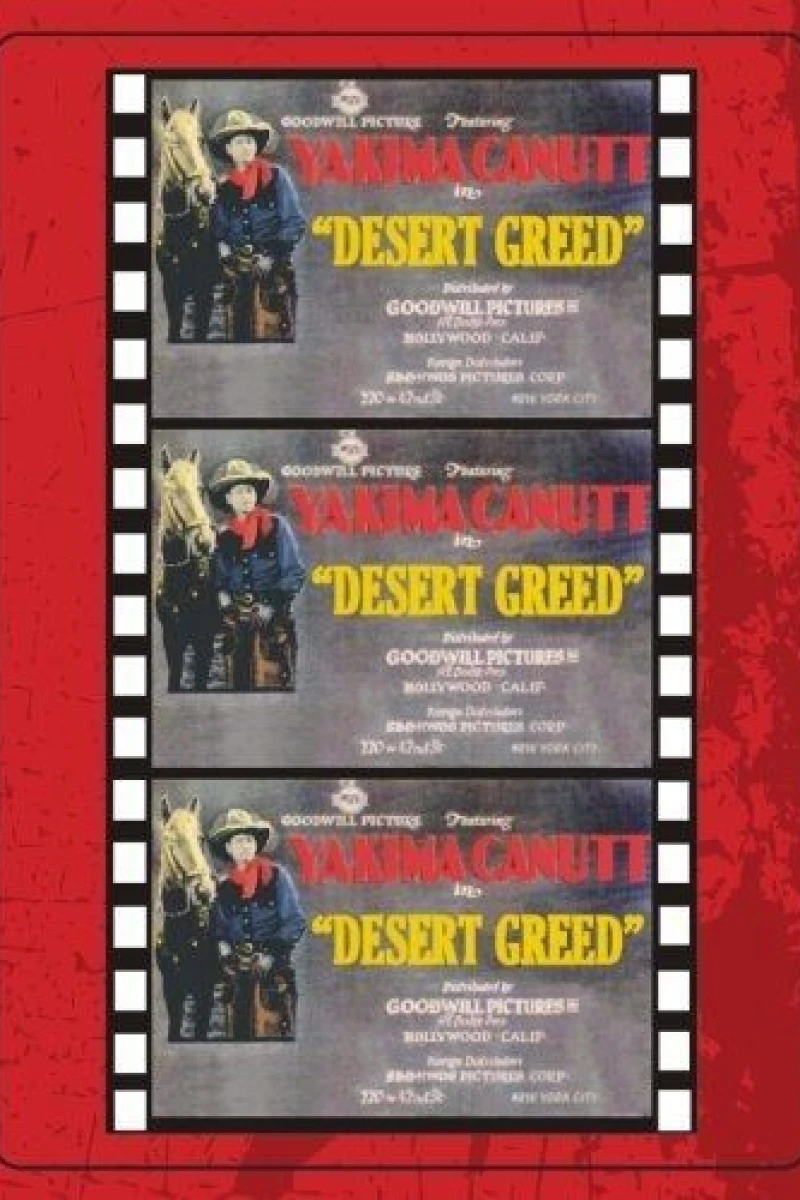 Desert Greed Plakat