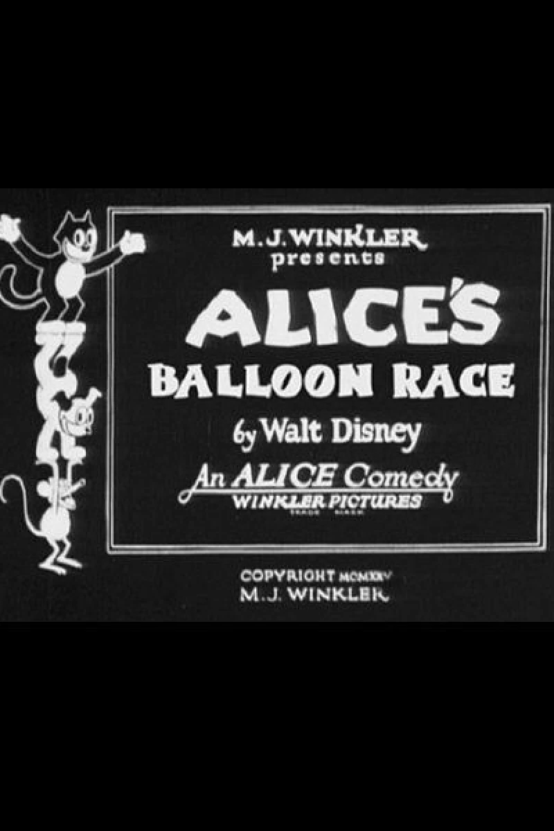 Alice's Balloon Race Plakat