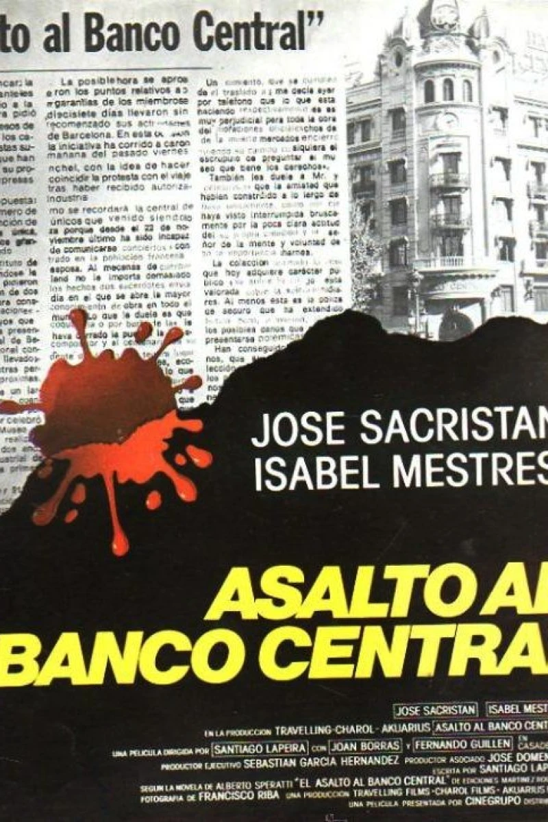 Asalto al Banco Central Plakat