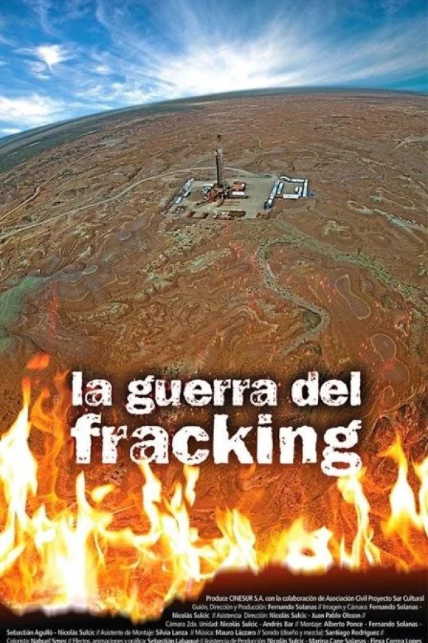 La guerra del fracking Plakat