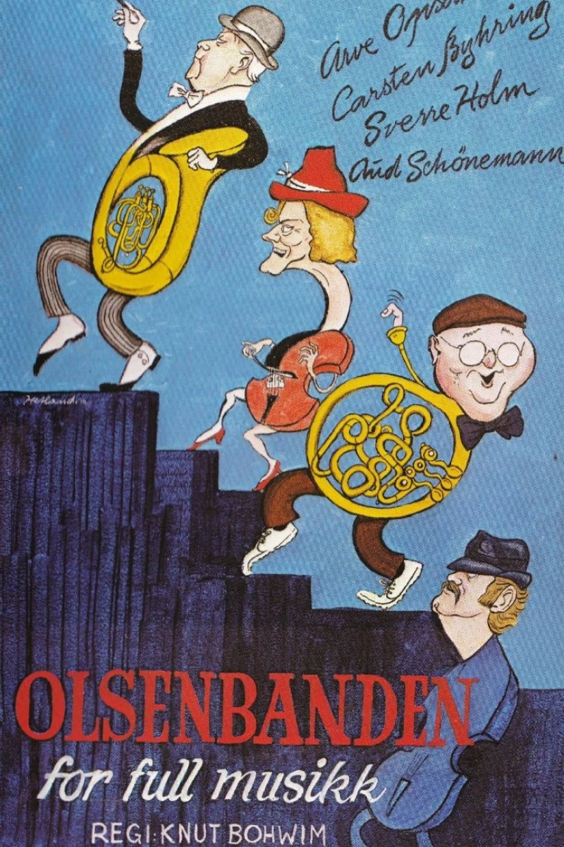 Olsenbanden for full musikk Plakat