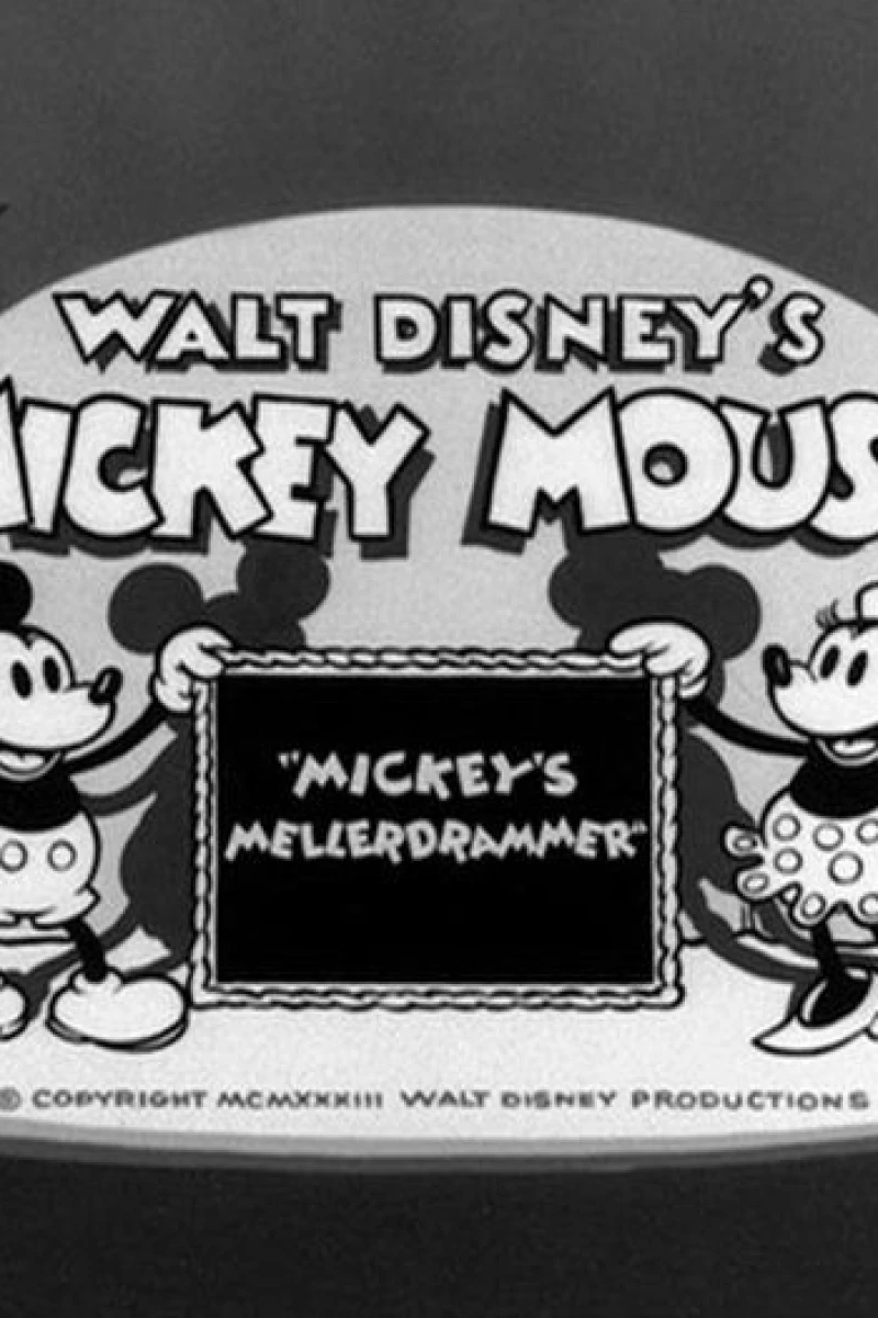 Mickey's Mellerdrammer Plakat