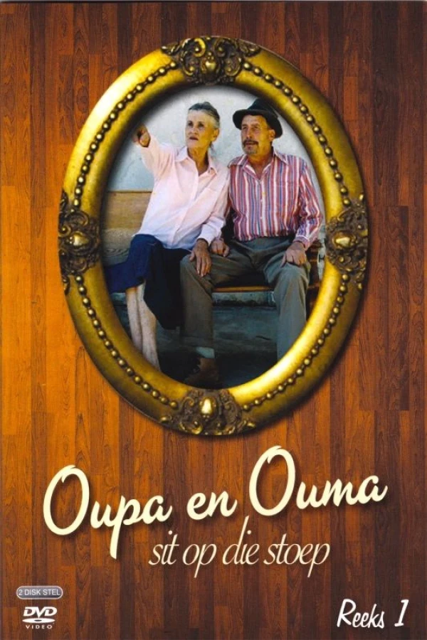 Oupa en Ouma Sit op die Stoep Plakat