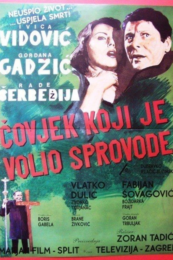 Covjek koji je volio sprovode Plakat