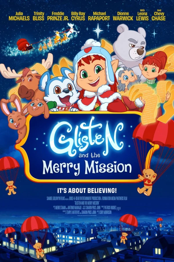 Glisten and the Merry Mission Plakat