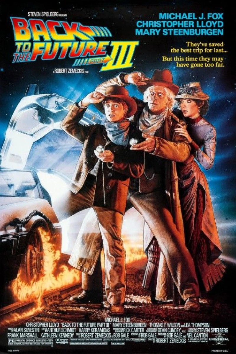 Back to the Future Part 3 Plakat